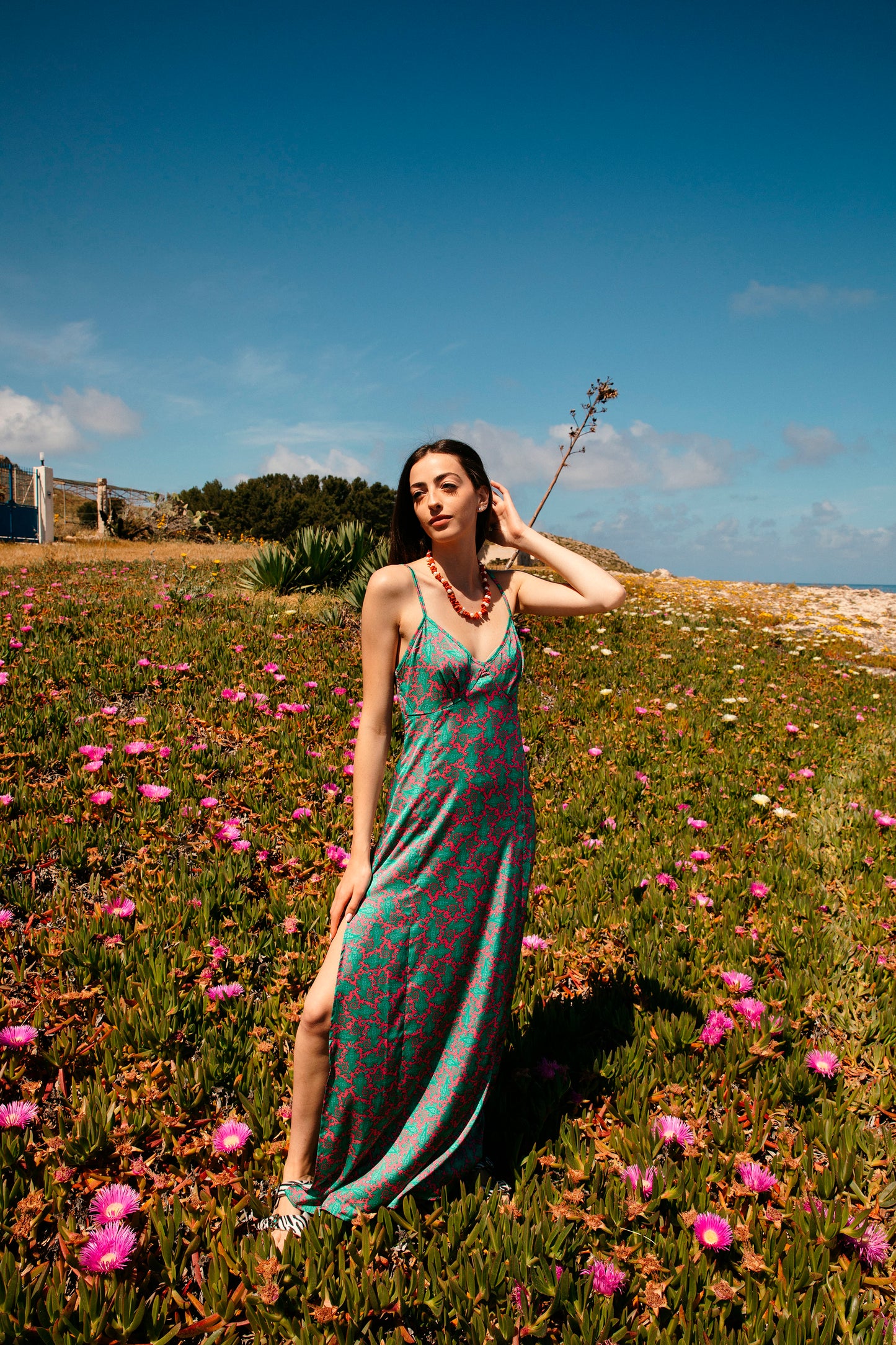 Club Dress - Pink Paisley
