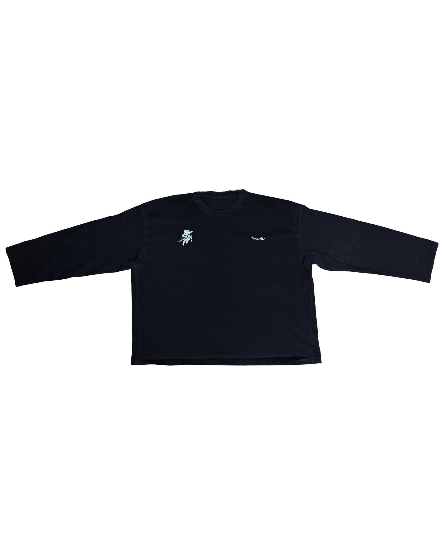 T-shirt maniche lunghe angelo - Nera