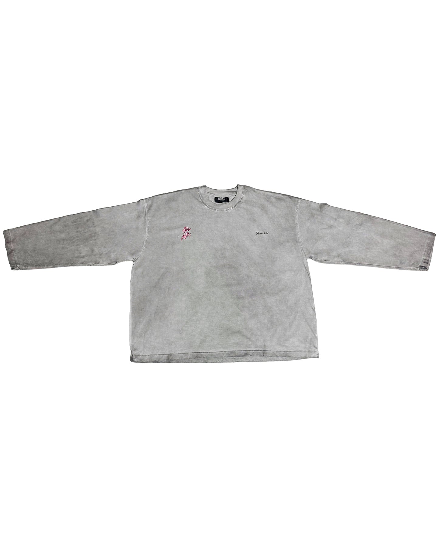 T-shirt maniche lunghe angelo - Grigio