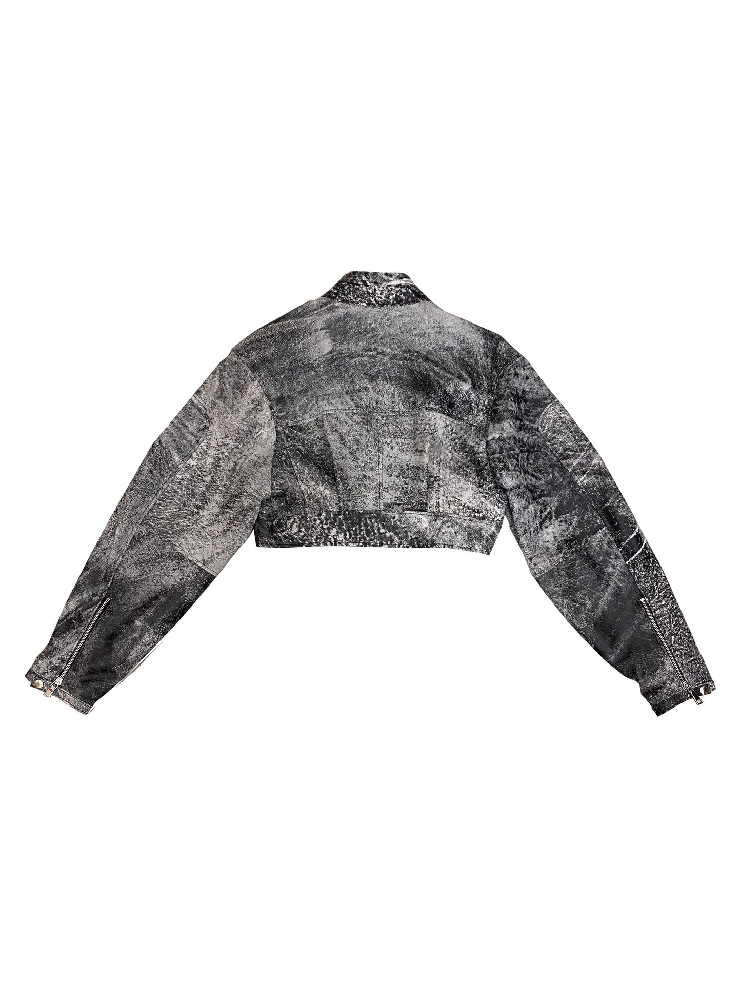 Leather Biker - Stonegrey