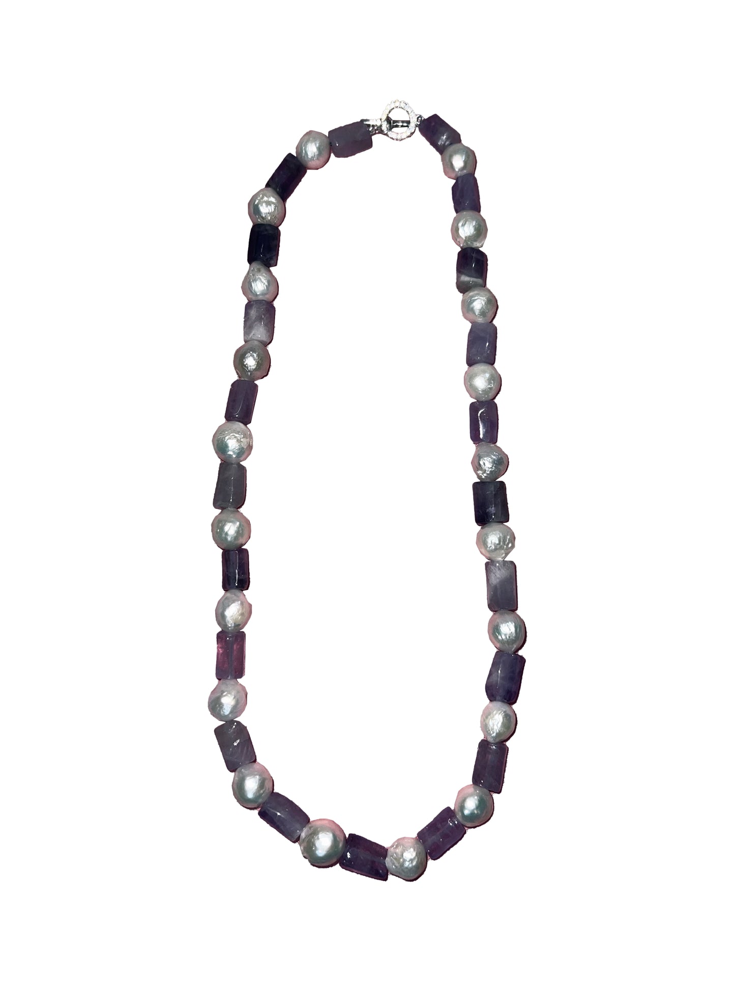 Amethyst & Pearl Necklace