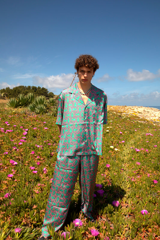 Pants - Pink paisley