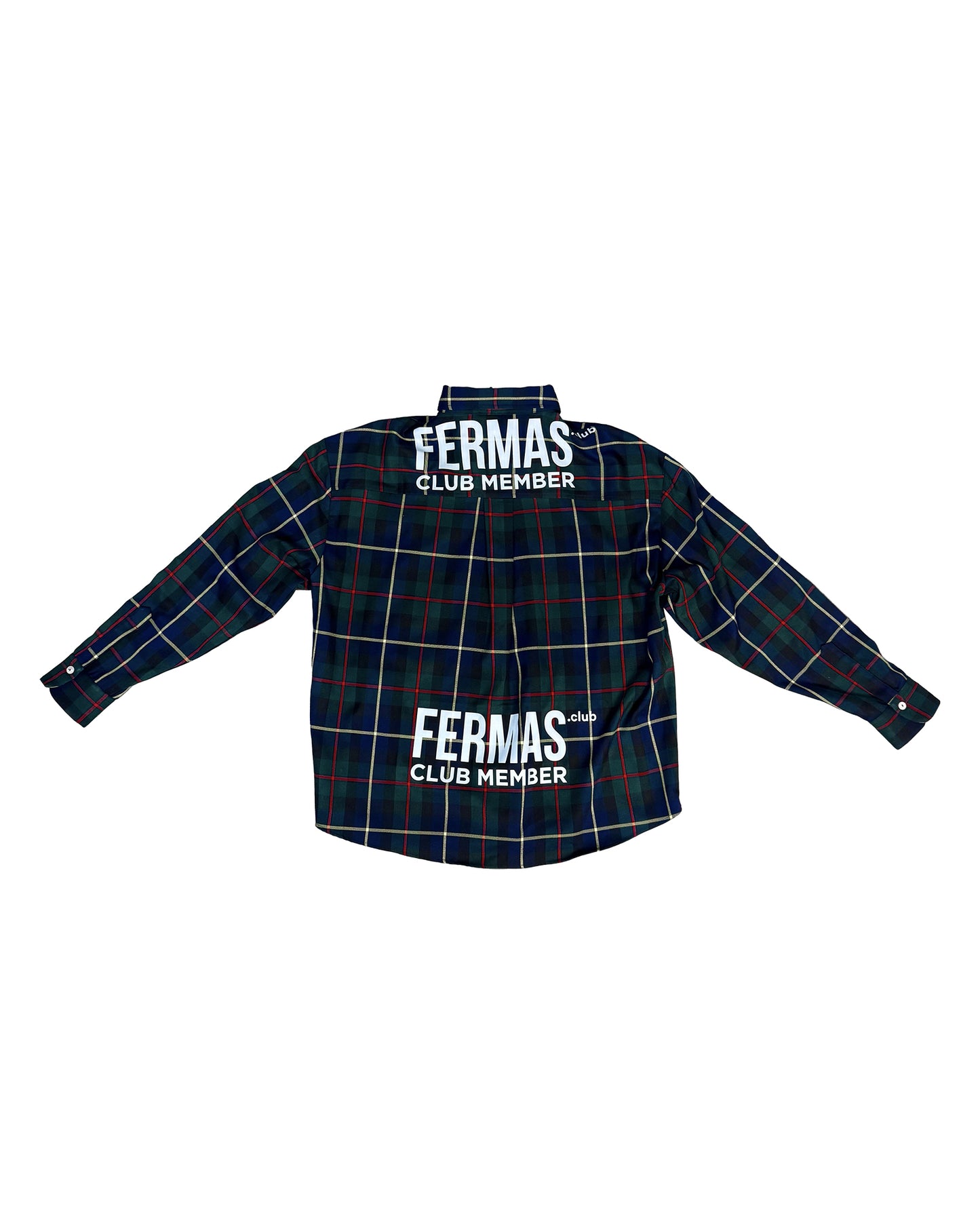 Camicia maniche lunghe in flanella - Tartan blu