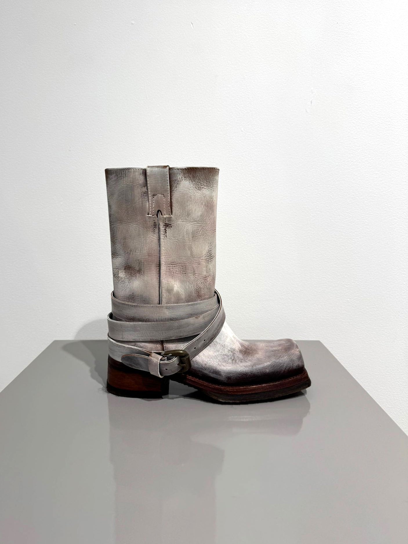 Club Boots - Dirty white