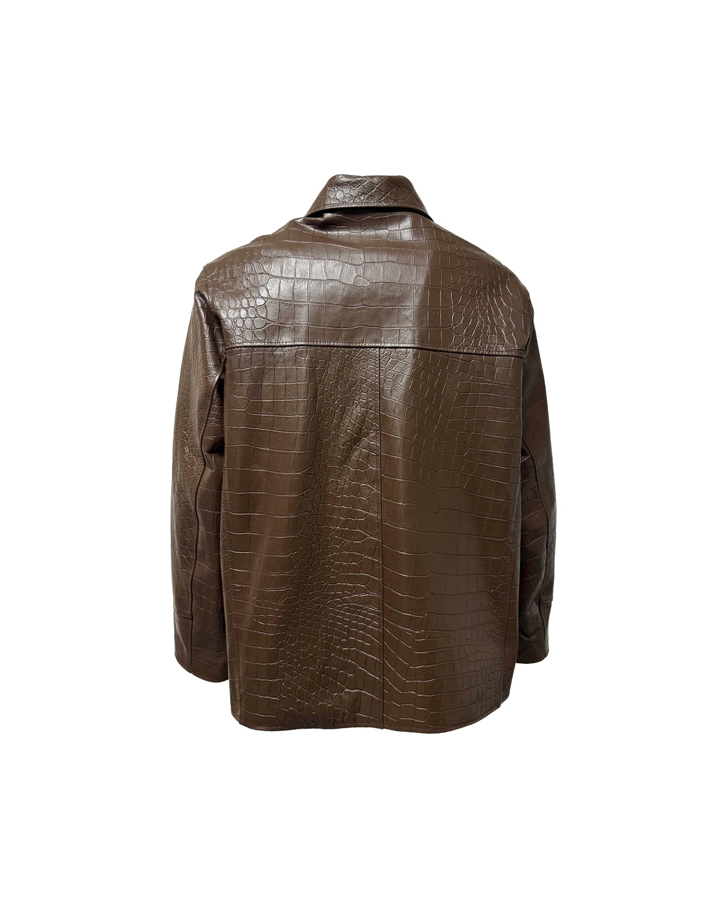Workjacket in pelle - Marrone