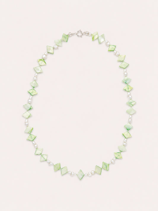Collana - Vetro verde