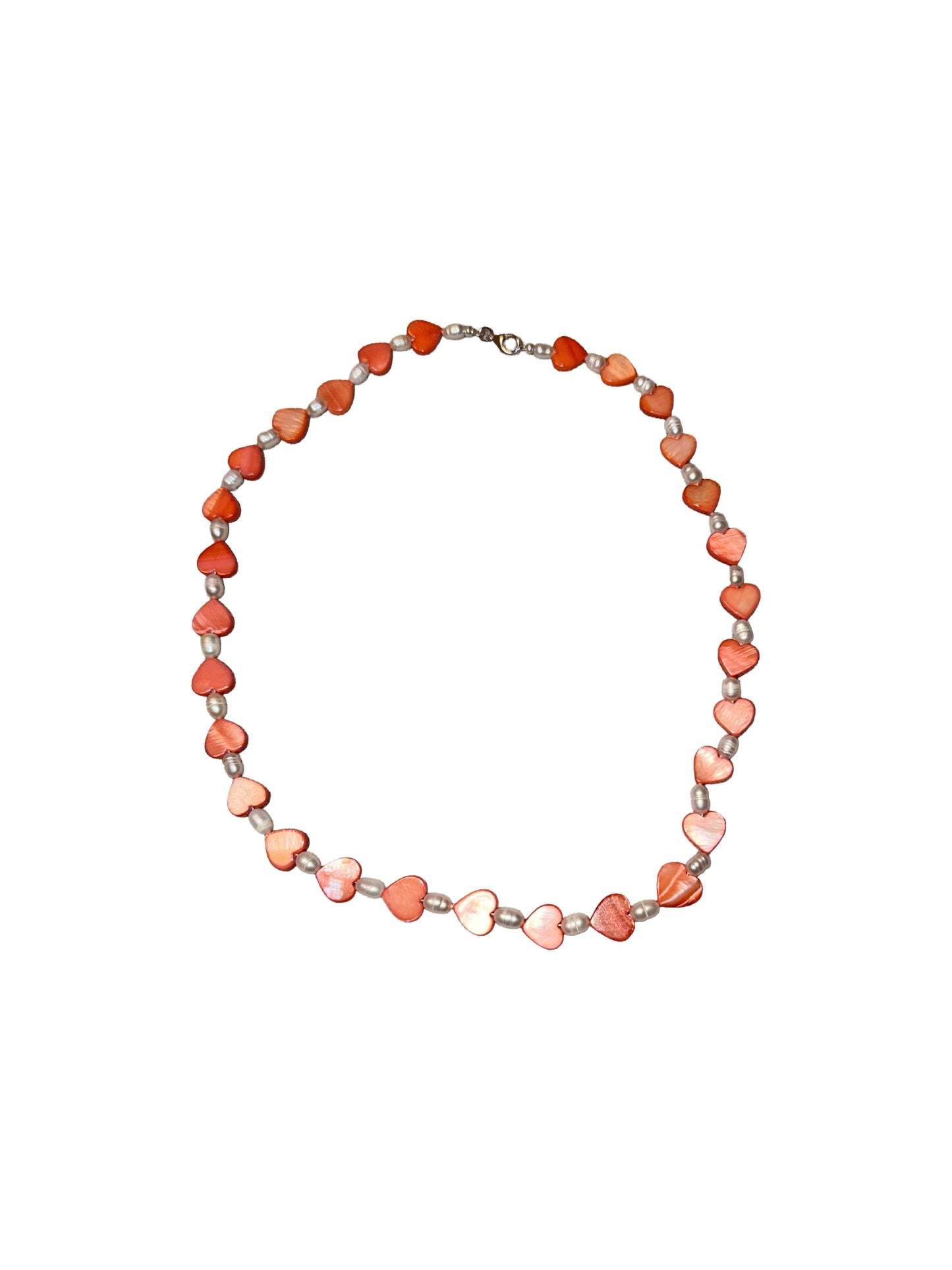 Collana cuori e perline <3