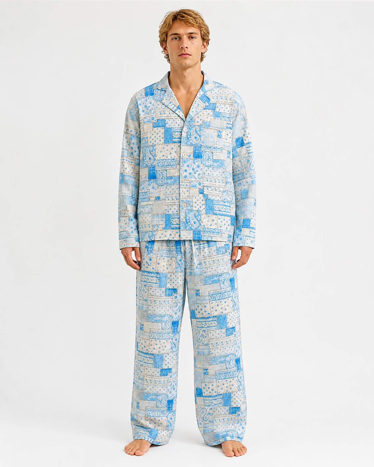 Camicia Pigiama - Boro blu